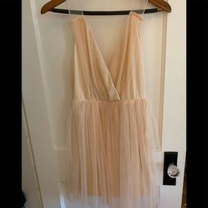 New no tag Light pink/nude tulle dress